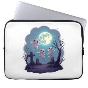 Capa Para Notebook Ghost Cat Parade