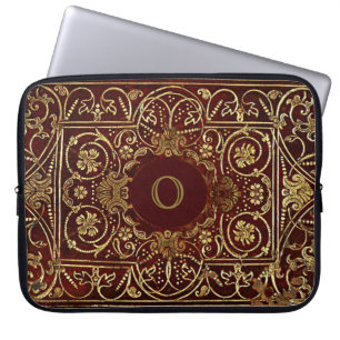 Capa Para Notebook Gilding luxuoso no monograma de couro