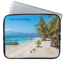 Capa Para Notebook Gili Trawangan Island Paradise Beach 