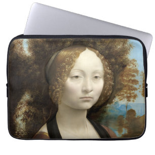 Capa Para Notebook Ginevra de' Benci Leonardo da Vinci