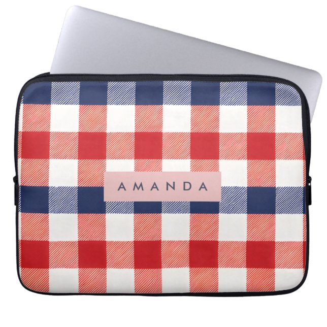 Capa Para Notebook Ginga Patriótica Personalizada Vermelha, Branca e  (Frente)