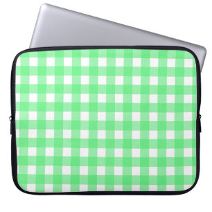Capa Para Notebook Gingham verde
