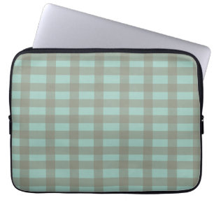 Capa Para Notebook Gingham verde