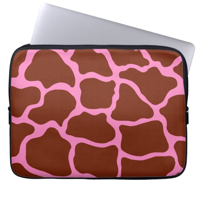Capa Para Notebook Giraffe Impressão Bolsa de laptop (Frente)