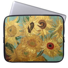 Capa Para Notebook Girassóis em Vase Van Gogh Fine Art