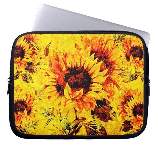 Capa Para Notebook Girassol (Frente)
