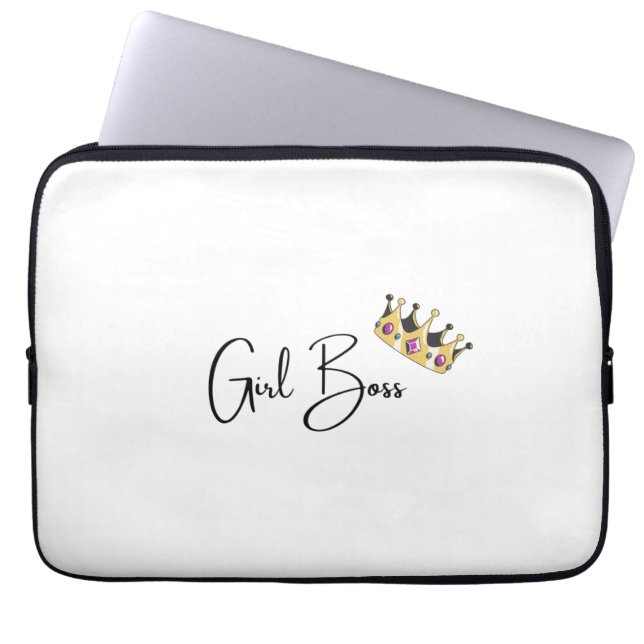 Capa Para Notebook Girl Boss Laptop Case (Frente)
