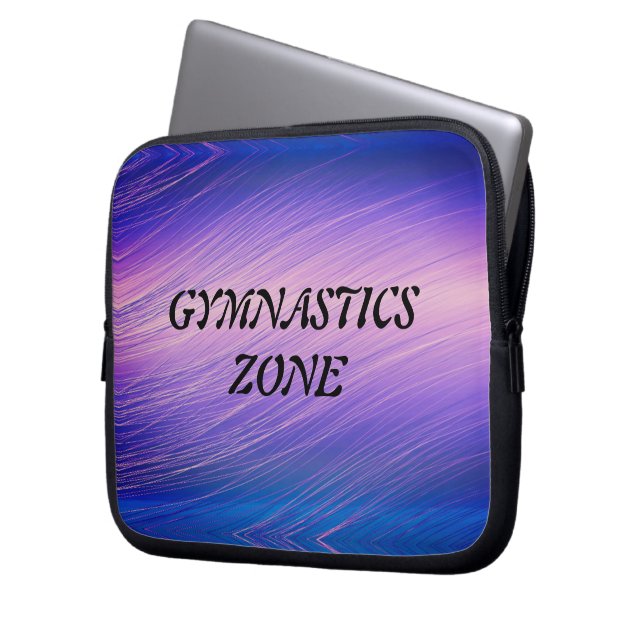 Capa Para Notebook Girls Gymnastics Zone Gymnast Rainbow Sparkle (Frente Esquerda)