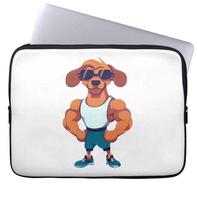 Capa Para Notebook Giro Cão (Frente)