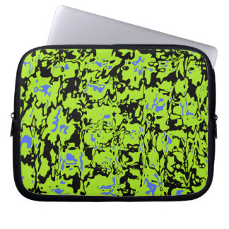 Capa Para Notebook Giro preto e Abstrato
