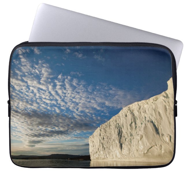 Capa Para Notebook Glaciar de Jakobshavn na Baía de Disko (Frente)
