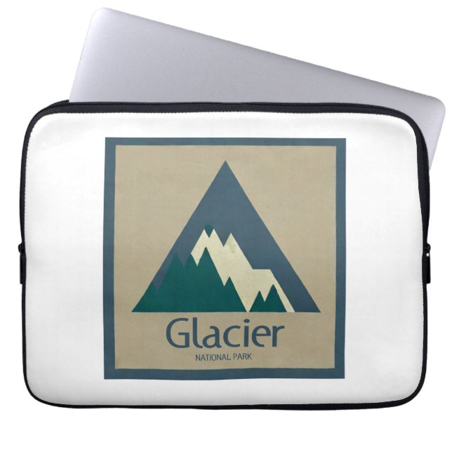 Capa Para Notebook Glacier National Park Rustic (Frente)