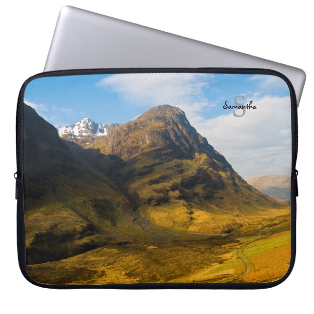 Capa Para Notebook Glen Coe, Scotland Neoprene bolsa de laptop 15" (Frente)