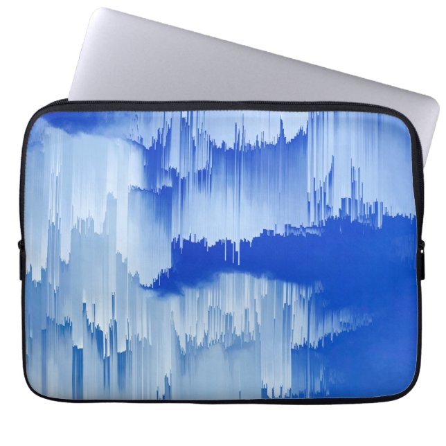 Capa Para Notebook Glitch Sunset Landscape Decor (Frente)
