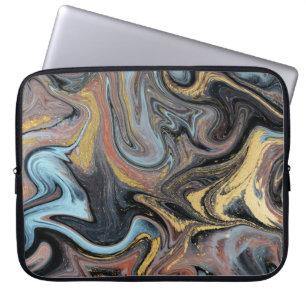 Capa Para Notebook Glitter do Ouro Marble Nature Trabalho de arte