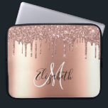 Capa Para Notebook Glitter Dourado rosa com tendência de monograma me<br><div class="desc">Este design pode ser personalizado na área fornecida pela alteração da foto e/ou do texto. Ou pode ser personalizado clicando em Personalizar este Modelo e, em seguida, escolhendo o clique para personalizar mais a opção e excluir ou alterar a cor do plano de fundo, adicionar texto, alterar a cor ou...</div>