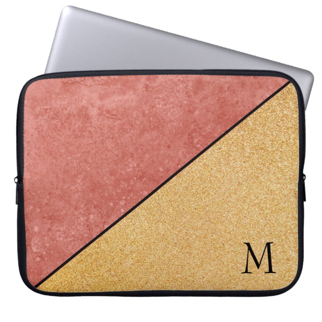 Capa Para Notebook Glitter E Marble (Frente)