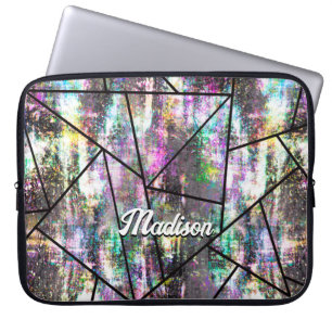 Capa Para Notebook Glitter feminino iridescente elegante