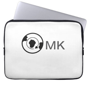 Capa Para Notebook Globo negro adiciona nome monograma detalhes viage