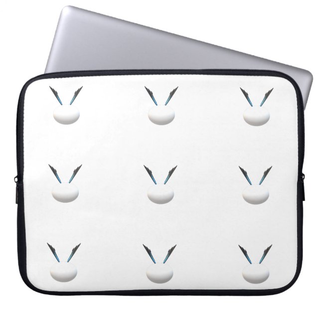 CAPA PARA NOTEBOOK GLOBOS BRANCOS MODERNOS MODERNOS DE ARTE MINIMAL (Frente)