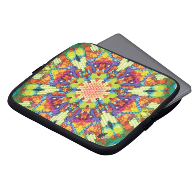 Capa Para Notebook Gloria Kaleidoscope Bolsa de laptop (Frente Topo)