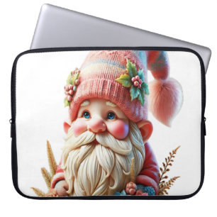 Capa Para Notebook Gnomo florido
