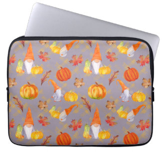 Capa Para Notebook Gnomos, Bompkins E Folhas De Água Caindo