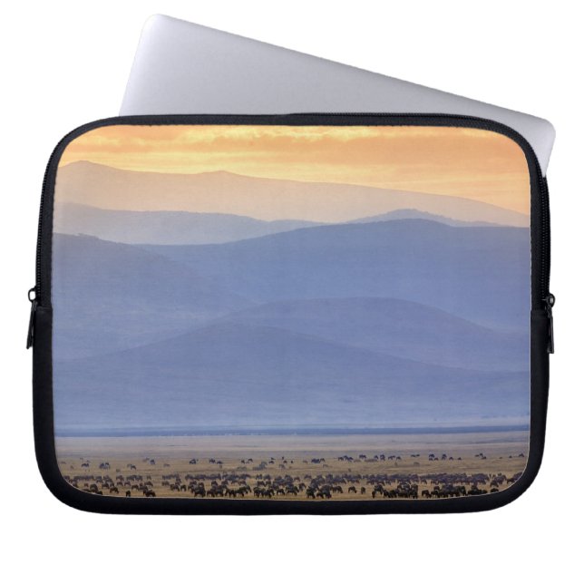 Capa Para Notebook Gnu durante migração, Connochaetes (Frente)