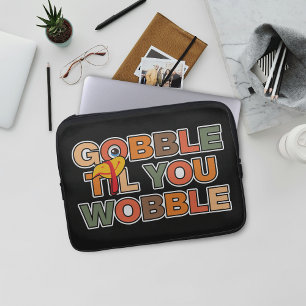 Capa Para Notebook Gobble Gobble Até Você Cambalear Ação de Graças Di