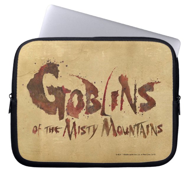 Capa Para Notebook Goblins das Misty Mountain (Frente)