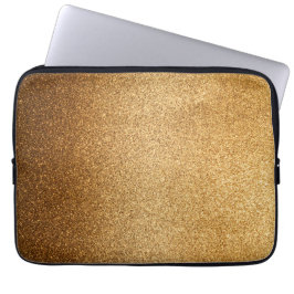 Capa Para Notebook Gold Glitter