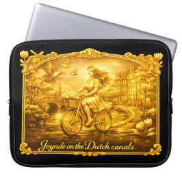 Capa Para Notebook GoldAmsterdam Abstrato Romântico Vintage StreetRid