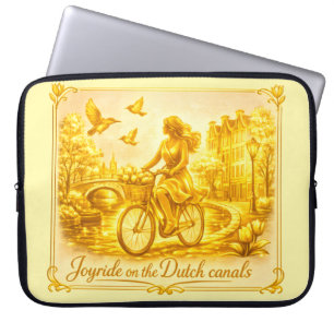 Capa Para Notebook GoldAmsterdam Abstrato Romântico Vintage StreetRid