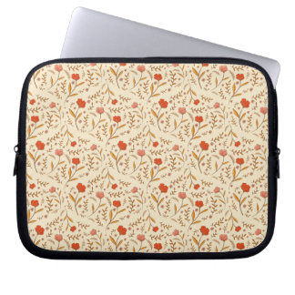 Capa Para Notebook Golden Hour Study | Retro Ogee Floral