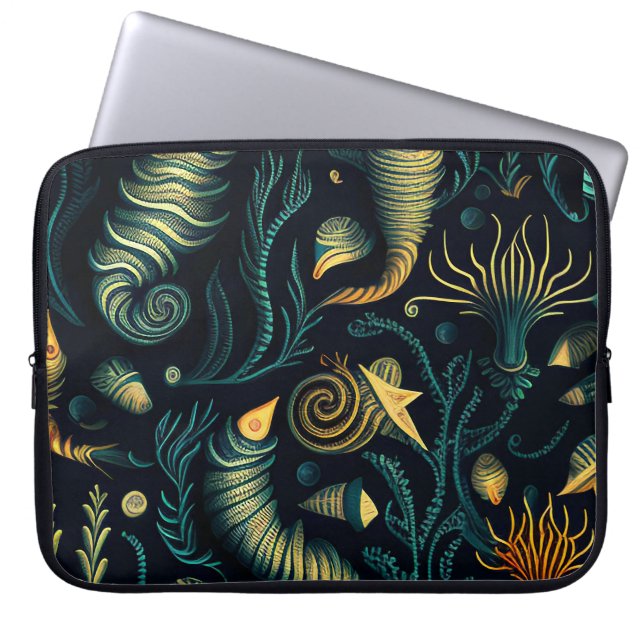 Capa Para Notebook Golden Reefs (Frente)