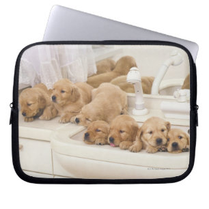 Capa Para Notebook Golden retriever; são um relativamente moderno e