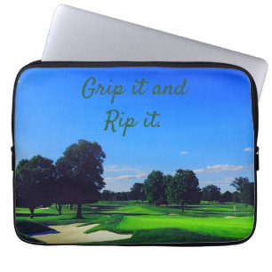 Capa Para Notebook Golf Course Segure-o e corta-o