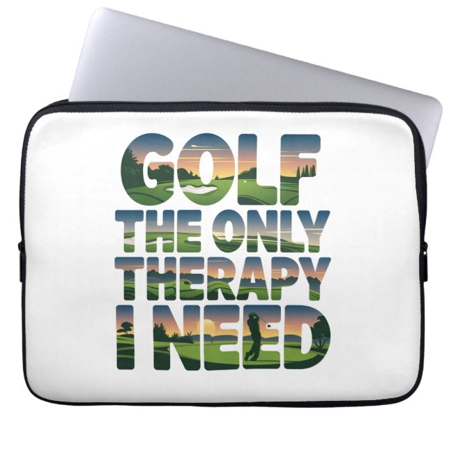 Capa Para Notebook Golfe, a única terapia, Trendy (Frente)