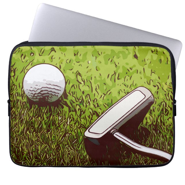 Capa Para Notebook Golfe e putter (Frente)