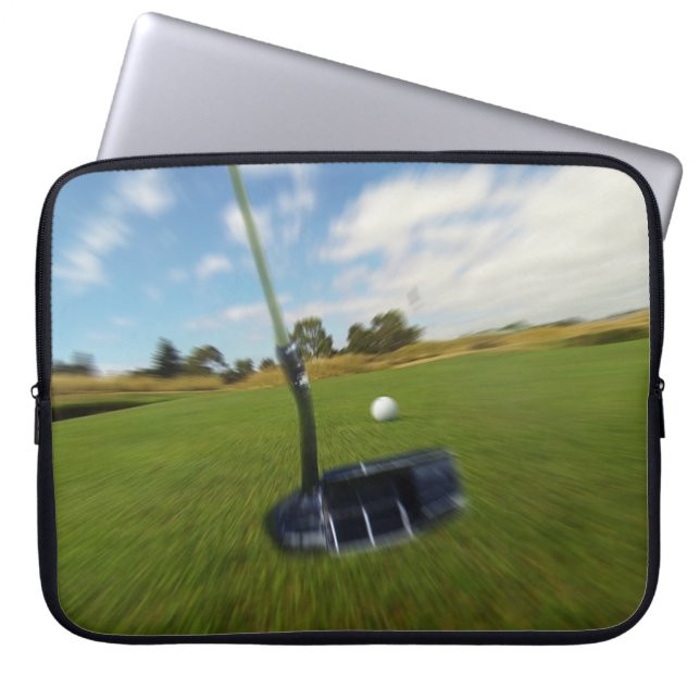 Capa Para Notebook Golfe O Longo Movimento. (Frente)
