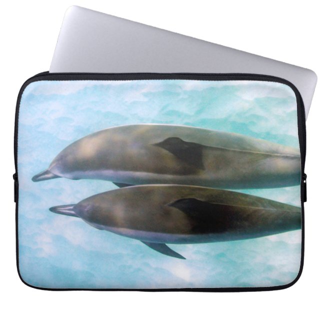 Capa Para Notebook Golfinhos do girador | Oahu Havaí (Frente)