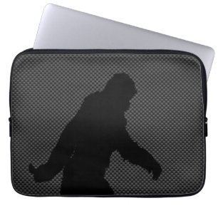 Capa Para Notebook Gone Squatchin For on Carbon Fiber Impressão