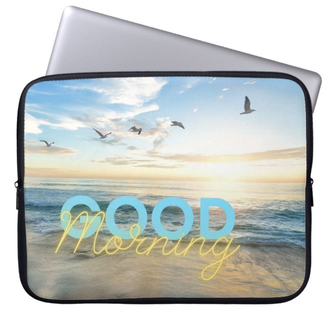 Capa Para Notebook Good Morning Blue Sky (Frente)