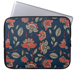 Capa Para Notebook Gorgeous Batik Floral Design