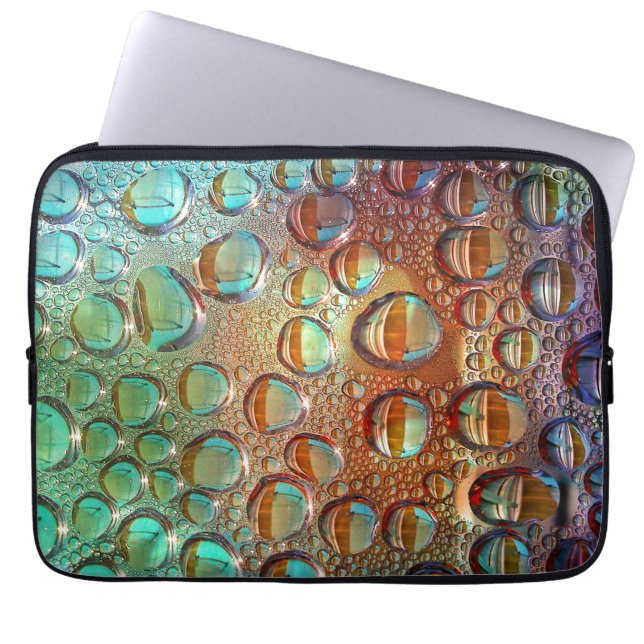 Capa Para Notebook Gotas Arco-Íris (Frente)