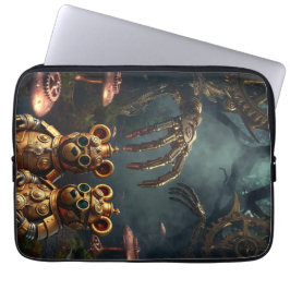 Capa Para Notebook Gothic Mechanical Dark Forest Steampunk Gummy Bear