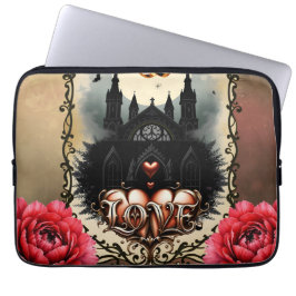 Capa Para Notebook Gothic Moon –Eternal Love Beneath the Midnight Sky