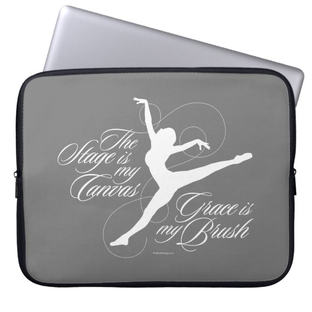 Capa Para Notebook Grace É Meu Pincel (Dança) (Frente)