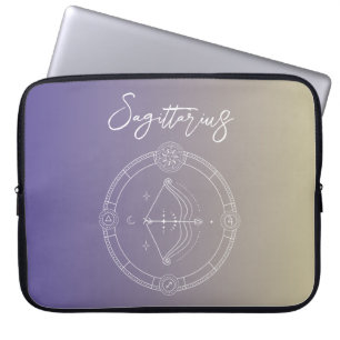 Capa Para Notebook Gradiente de sinal de estrela do horóscopo-zodiaco