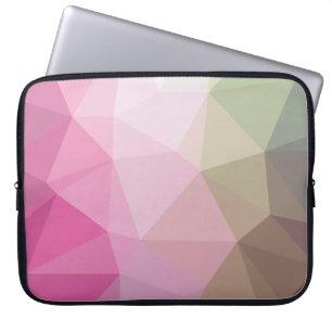 Capa Para Notebook Gradiente Geométrico Rosa Cute